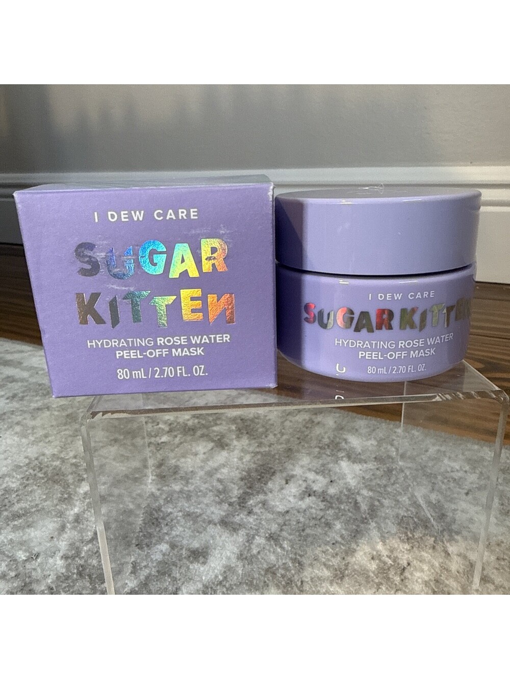 I Dew Care Sugar Kitten Hydrating Rose Water Peel-Off Mask 80ml 🌸✨